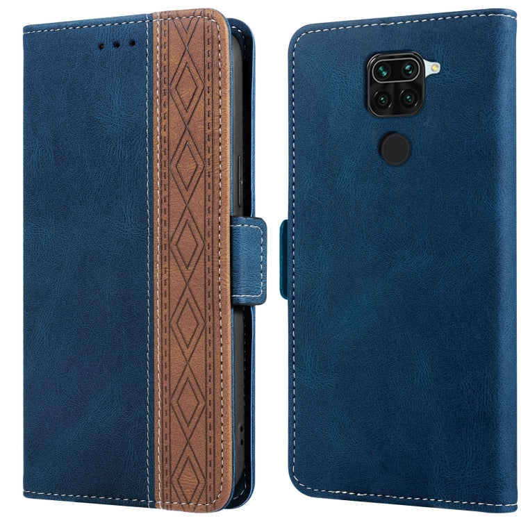 Stitching Side-Magnetic RFID Leather Phone Case, For Xiaomi Redmi 9, For Xiaomi Redmi 9A, For Xiaomi Redmi 9C, For Xiaomi Redmi 9T, For Xiaomi Redmi Note 9 Pro 4G / 9S, For Xiaomi Redmi Note 9 / 10X, For Xiaomi Redmi Note 9T 5G                         ...