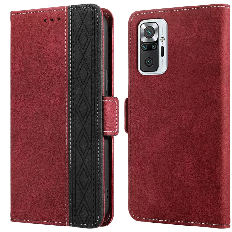 Stitching Side-Magnetic RFID Leather Phone Case, For Xiaomi Redmi 9, For Xiaomi Redmi 9A, For Xiaomi Redmi 9C, For Xiaomi Redmi 9T, For Xiaomi Redmi Note 9 Pro 4G / 9S, For Xiaomi Redmi Note 9 / 10X, For Xiaomi Redmi Note 9T 5G                         ...