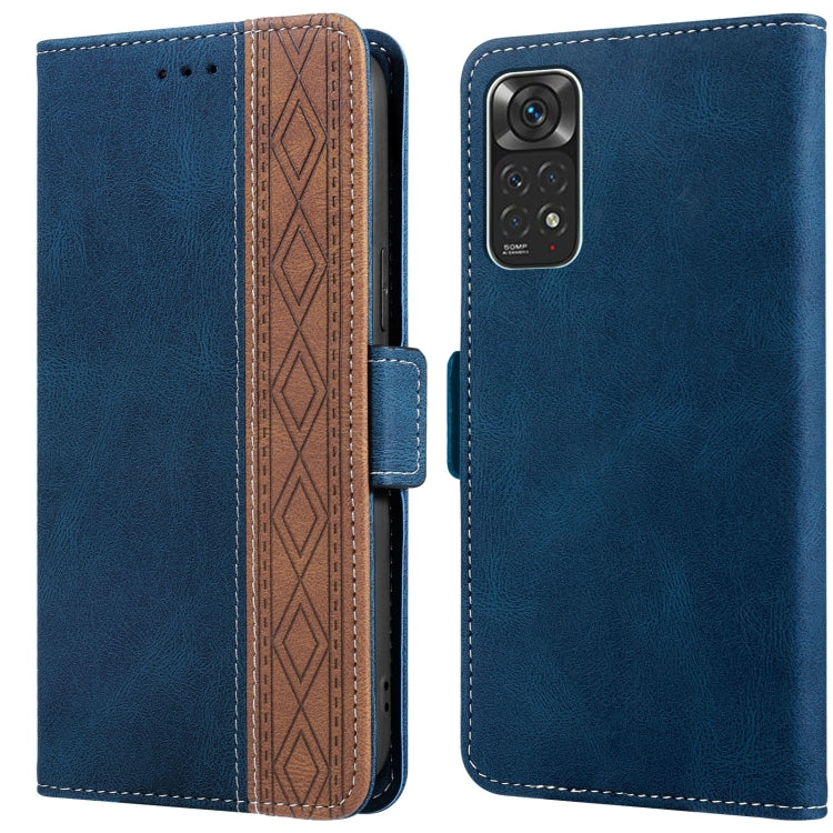 Stitching Side-Magnetic RFID Leather Phone Case, For Xiaomi Redmi 9, For Xiaomi Redmi 9A, For Xiaomi Redmi 9C, For Xiaomi Redmi 9T, For Xiaomi Redmi Note 9 Pro 4G / 9S, For Xiaomi Redmi Note 9 / 10X, For Xiaomi Redmi Note 9T 5G                         ...