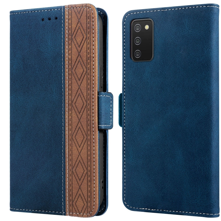 Stitching Side-Magnetic RFID Leather Phone Case, For Samsung Galaxy A02, For Samsung Galaxy A02s, For Samsung Galaxy A03s 166mm, For Samsung Galaxy A12 5G, For Samsung Galaxy A13 4G, For Samsung Galaxy A13 5G, For Samsung Galaxy A22 5G                 ...