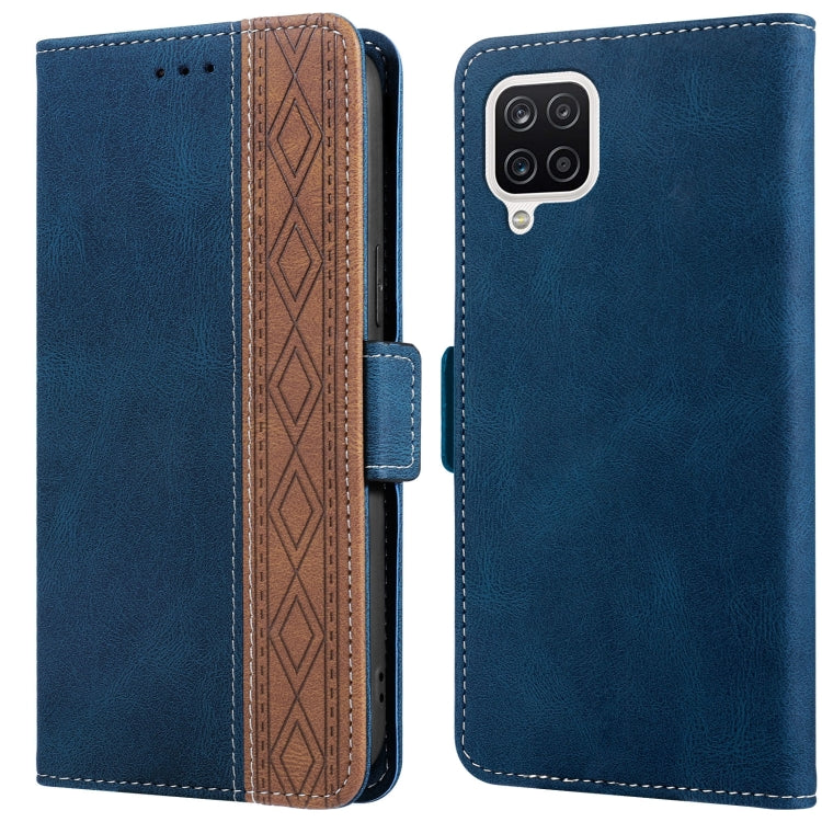 Stitching Side-Magnetic RFID Leather Phone Case, For Samsung Galaxy A02, For Samsung Galaxy A02s, For Samsung Galaxy A03s 166mm, For Samsung Galaxy A12 5G, For Samsung Galaxy A13 4G, For Samsung Galaxy A13 5G, For Samsung Galaxy A22 5G                 ...