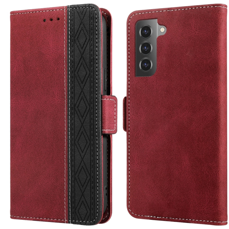 Stitching Side-Magnetic RFID Leather Phone Case, For Samsung Galaxy A53 5G, For Samsung Galaxy A72 4G / 5G, For Samsung Galaxy A73 5G, For Samsung Galaxy S10, For Samsung Galaxy S10+, For Samsung Galaxy S20, For Samsung Galaxy S20 FE 5G                ...