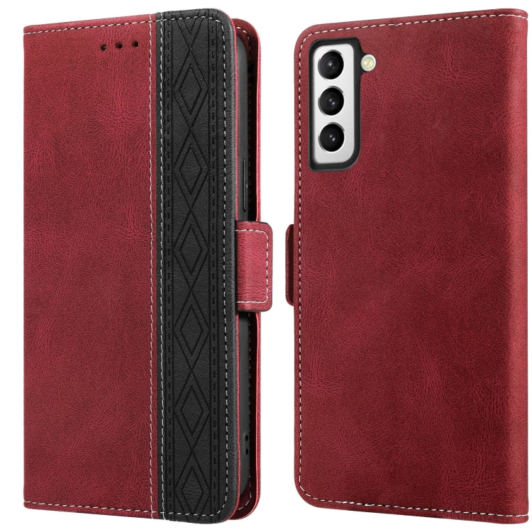 Stitching Side-Magnetic RFID Leather Phone Case, For Samsung Galaxy A53 5G, For Samsung Galaxy A72 4G / 5G, For Samsung Galaxy A73 5G, For Samsung Galaxy S10, For Samsung Galaxy S10+, For Samsung Galaxy S20, For Samsung Galaxy S20 FE 5G                ...