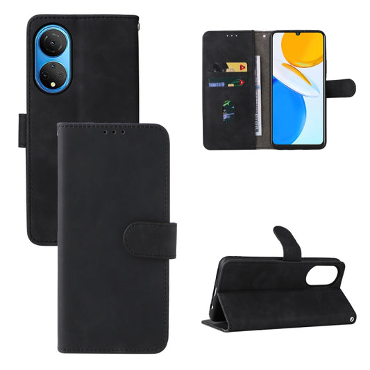 Skin Feel Magnetic Buckle Calf Texture PU Phone Case, For Honor X7, For Honor X8, For Motorola Moto G22