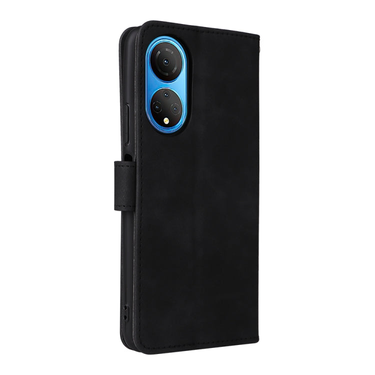 Skin Feel Magnetic Buckle Calf Texture PU Phone Case, For Honor X7, For Honor X8, For Motorola Moto G22