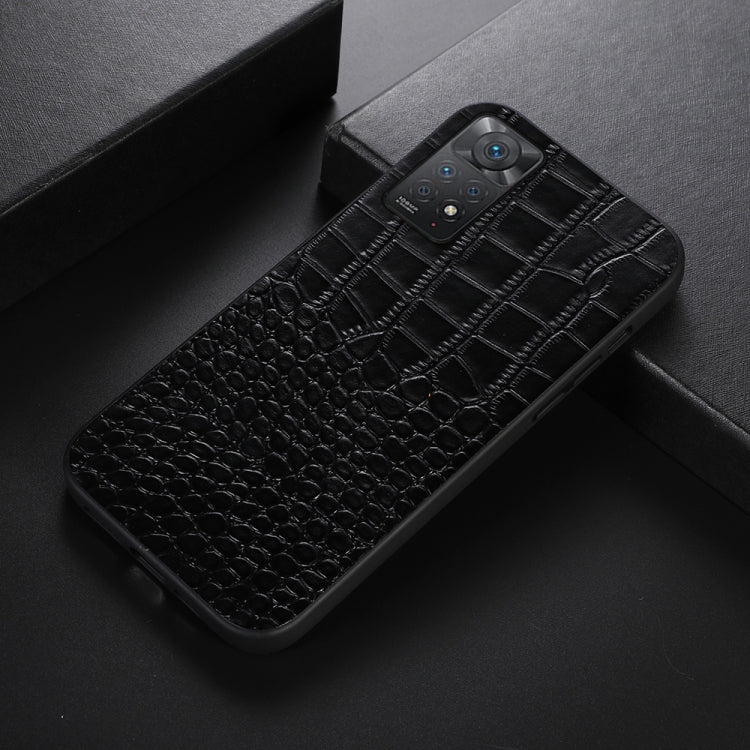 Crocodile Top Layer Cowhide Leather Case, For Xiaomi Redmi Note 11 Pro Global, For Samsung Galaxy A23 4G, For Samsung Galaxy A33 5G, For Samsung Galaxy A53 5G, For Samsung Galaxy A73 5G