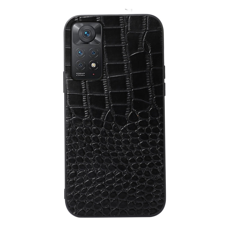 Crocodile Top Layer Cowhide Leather Case, For Xiaomi Redmi Note 11 Pro Global, For Samsung Galaxy A23 4G, For Samsung Galaxy A33 5G, For Samsung Galaxy A53 5G, For Samsung Galaxy A73 5G