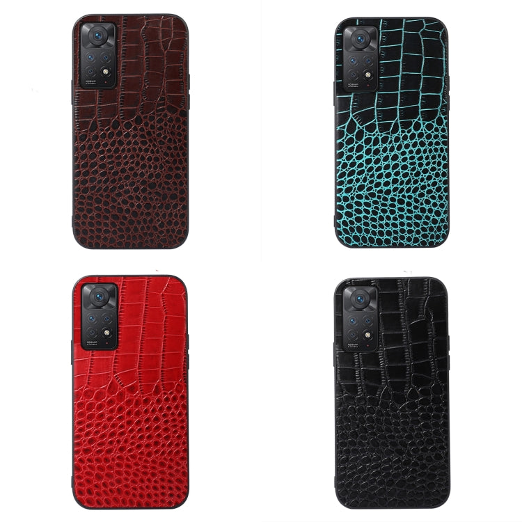 Crocodile Top Layer Cowhide Leather Case, For Xiaomi Redmi Note 11 Pro Global, For Samsung Galaxy A23 4G, For Samsung Galaxy A33 5G, For Samsung Galaxy A53 5G, For Samsung Galaxy A73 5G