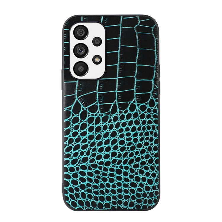 Crocodile Top Layer Cowhide Leather Case, For Xiaomi Redmi Note 11 Pro Global, For Samsung Galaxy A23 4G, For Samsung Galaxy A33 5G, For Samsung Galaxy A53 5G, For Samsung Galaxy A73 5G