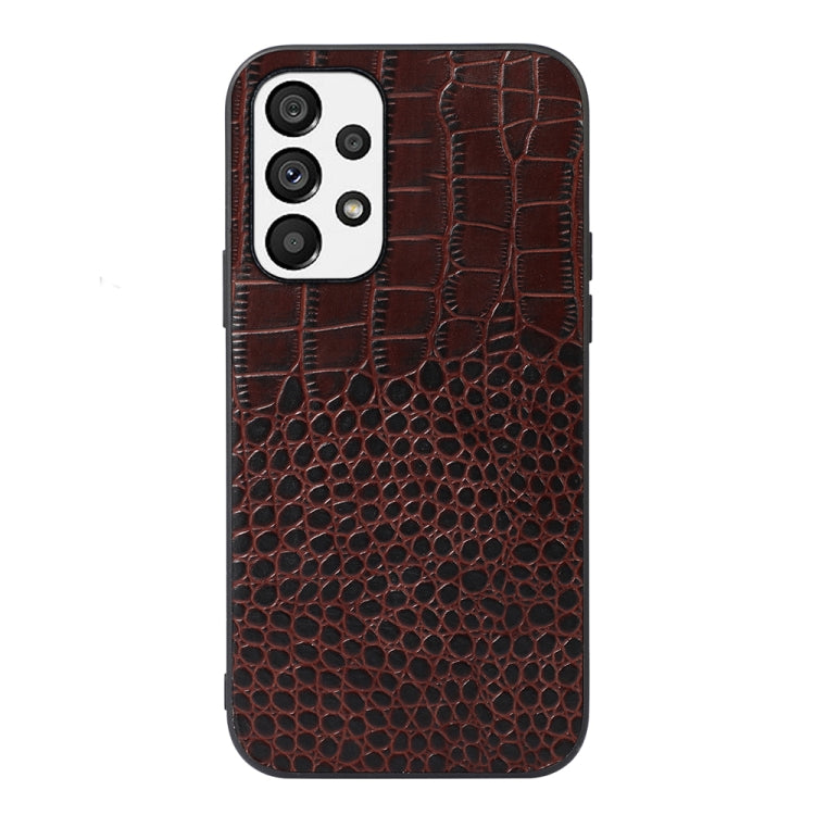 Crocodile Top Layer Cowhide Leather Case, For Xiaomi Redmi Note 11 Pro Global, For Samsung Galaxy A23 4G, For Samsung Galaxy A33 5G, For Samsung Galaxy A53 5G, For Samsung Galaxy A73 5G