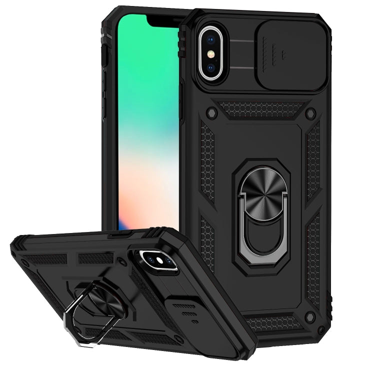 Sliding Camshield Holder Phone Case, For iPhone XR, For iPhone XS / X, For iPhone XS Max, For iPhone 12 mini, For iPhone SE 2022 / SE 2020 / 8 / 7 / 6, For iPhone 8 Plus / 7 Plus / 6 Plus