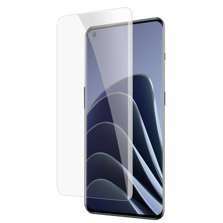 UV Liquid Curved Full Glue Tempered Glass Film, For OnePlus 10 Pro