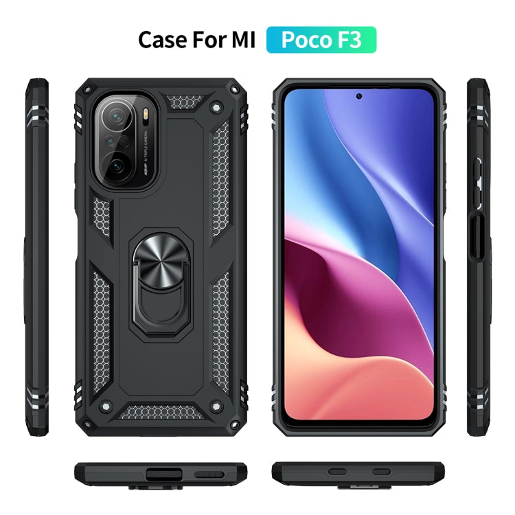 Shockproof TPU + PC Phone Case with 360 Degree Rotating Holder, For Xiaomi Poco F3, For Xiaomi Redmi 10C, For Xiaomi Redmi Note 11 Pro, For Xiaomi Redmi Note 11S