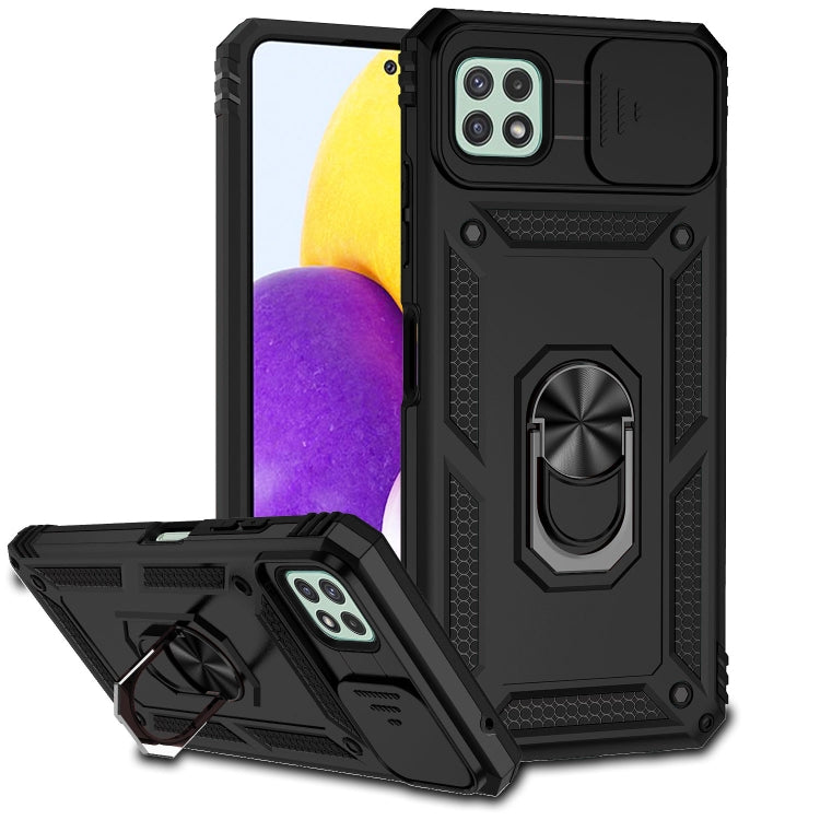 Sliding Camshield Holder Phone Case, For Samsung Galaxy A02, For Samsung Galaxy A02s / A03s 166mm, For Samsung Galaxy A12, For Samsung Galaxy A13 5G, For Samsung Galaxy A22 4G, For Samsung Galaxy A22 5G, For Samsung Galaxy A23