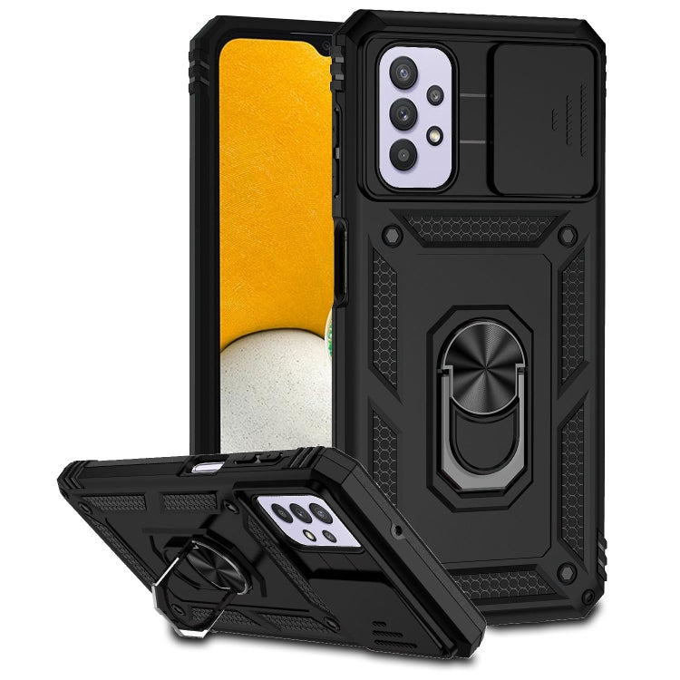 Sliding Camshield Holder Phone Case, For Samsung Galaxy A23 5G, For Samsung Galaxy A33 5G, For Samsung Galaxy A52 5G / 4G, For Samsung Galaxy A53 5G, For Samsung Galaxy A72 5G / 4G, For Samsung Galaxy A73 5G, For Samsung Galaxy J7 Prime