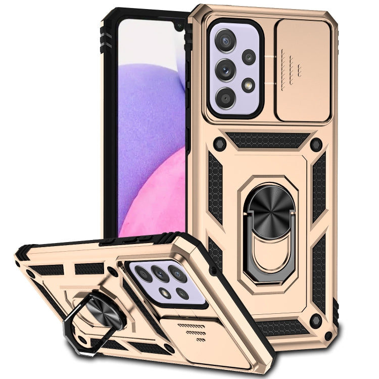 Sliding Camshield Holder Phone Case, For Samsung Galaxy A23 5G, For Samsung Galaxy A33 5G, For Samsung Galaxy A52 5G / 4G, For Samsung Galaxy A53 5G, For Samsung Galaxy A72 5G / 4G, For Samsung Galaxy A73 5G, For Samsung Galaxy J7 Prime