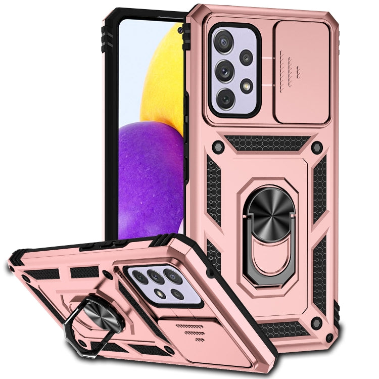Sliding Camshield Holder Phone Case, For Samsung Galaxy A23 5G, For Samsung Galaxy A33 5G, For Samsung Galaxy A52 5G / 4G, For Samsung Galaxy A53 5G, For Samsung Galaxy A72 5G / 4G, For Samsung Galaxy A73 5G, For Samsung Galaxy J7 Prime