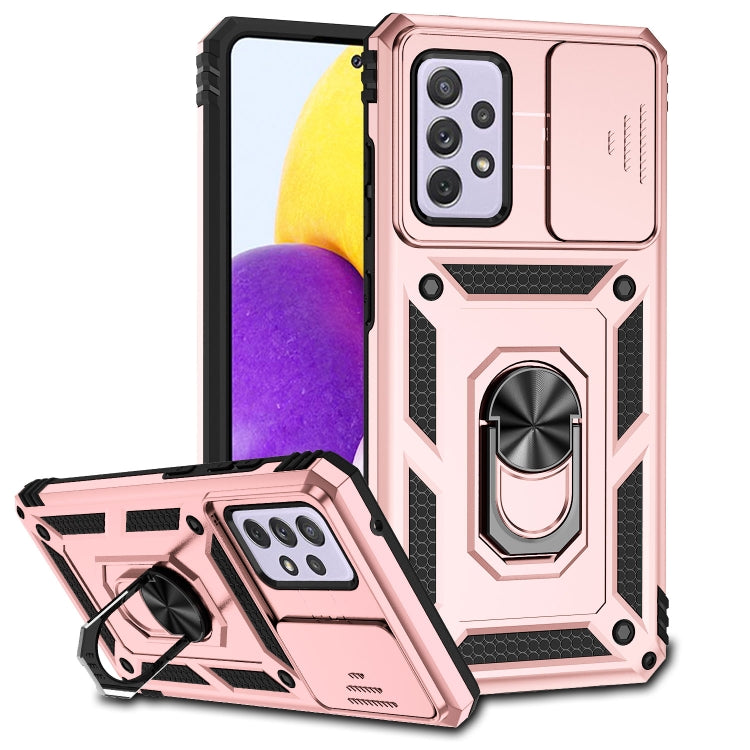 Sliding Camshield Holder Phone Case, For Samsung Galaxy A23 5G, For Samsung Galaxy A33 5G, For Samsung Galaxy A52 5G / 4G, For Samsung Galaxy A53 5G, For Samsung Galaxy A72 5G / 4G, For Samsung Galaxy A73 5G, For Samsung Galaxy J7 Prime
