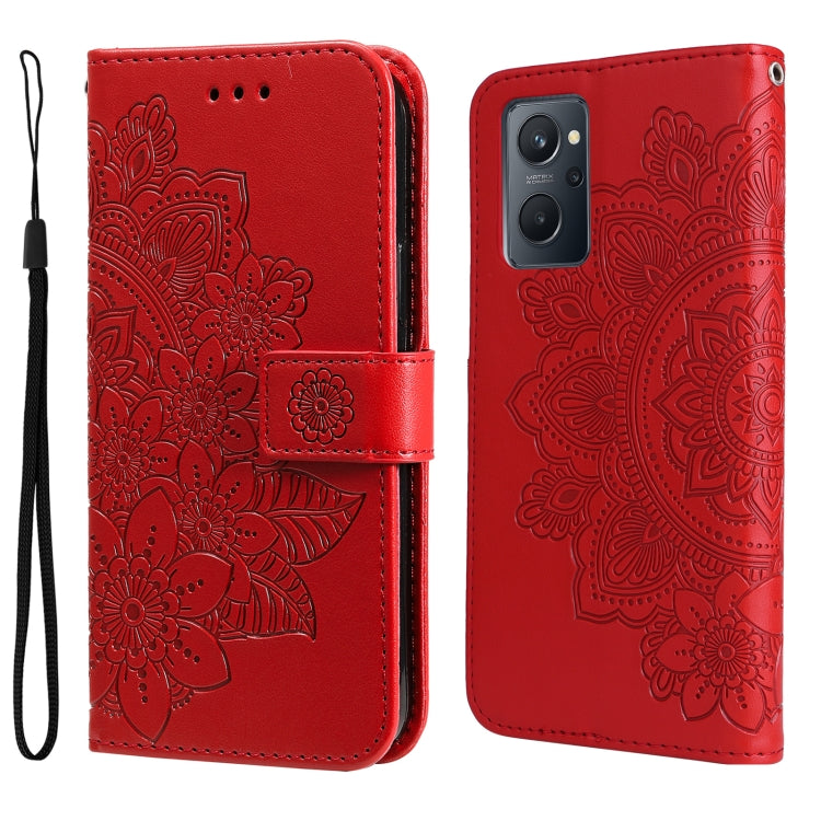7-petal Flowers Embossing Pattern Horizontal Flip Leather Case, For Xiaomi Redmi Note 11 4G(Global), For Xiaomi Redmi Note 11 Pro 4G, For OPPO Realme 9i / A36 4G / A76 4G(Global), For OPPO Realme 9 Pro+, For OPPO Realme GT2 Pro                         ...