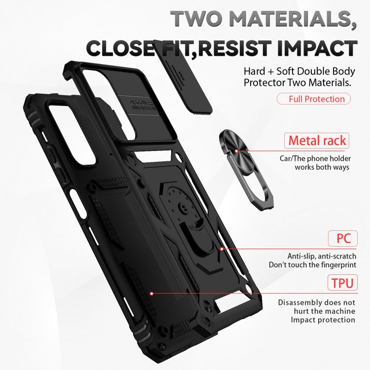 Sliding Camshield Holder Phone Case, For Xiaomi Redmi Note 11 Global, For Xiaomi Redmi Note 11 Pro Global