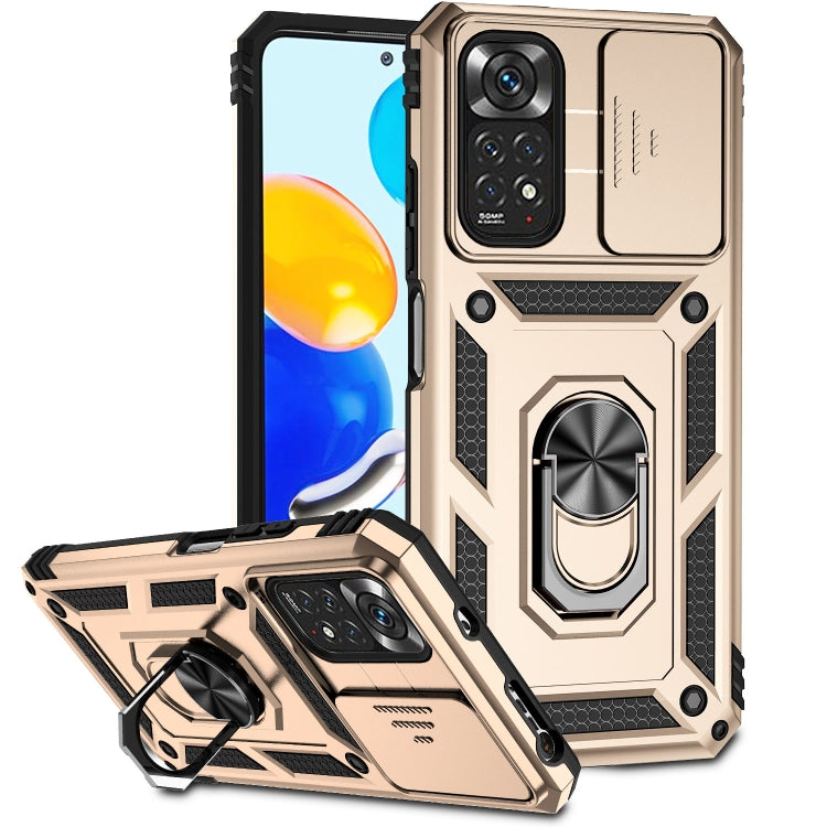 Sliding Camshield Holder Phone Case, For Xiaomi Redmi Note 11 Global, For Xiaomi Redmi Note 11 Pro Global
