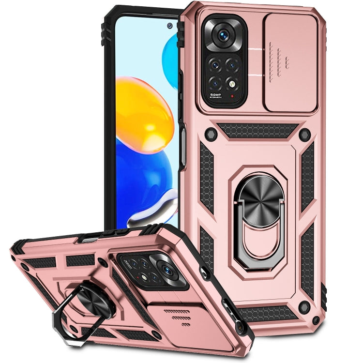 Sliding Camshield Holder Phone Case, For Xiaomi Redmi Note 11 Global, For Xiaomi Redmi Note 11 Pro Global