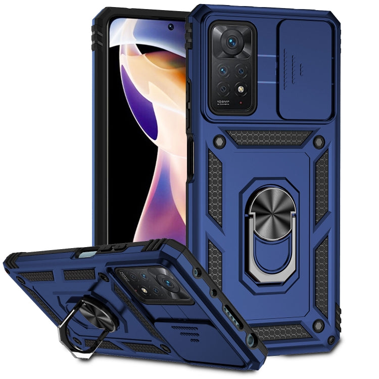 Sliding Camshield Holder Phone Case, For Xiaomi Redmi Note 11 Global, For Xiaomi Redmi Note 11 Pro Global