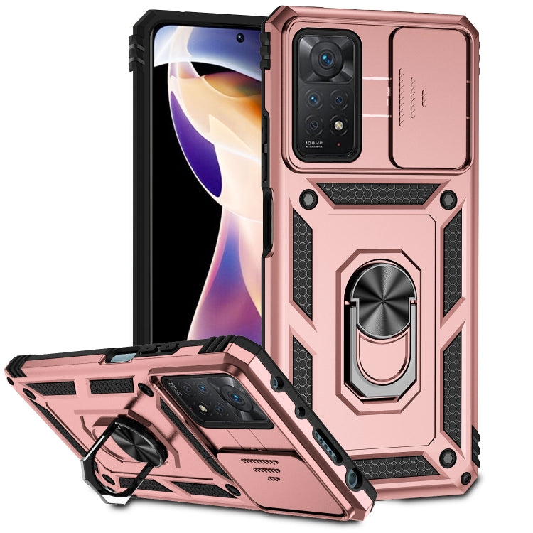Sliding Camshield Holder Phone Case, For Xiaomi Redmi Note 11 Global, For Xiaomi Redmi Note 11 Pro Global