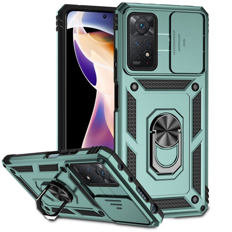 Sliding Camshield Holder Phone Case, For Xiaomi Redmi Note 11 Global, For Xiaomi Redmi Note 11 Pro Global