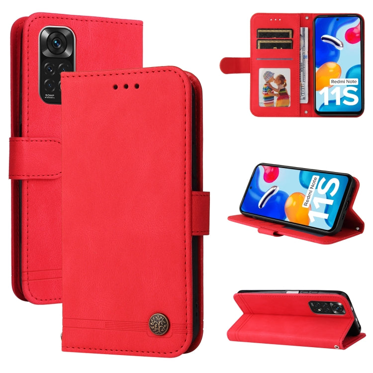 Skin Feel Life Tree Metal Button Horizontal Flip Leather Case, For Xiaomi Redmi Note 11 4G(Global), For Xiaomi Redmi Note 11 Pro 4G, For OPPO Realme 9i / A36 4G / A76 4G(Global), For OPPO Realme GT2 Pro, For OPPO Realme 9 Pro+                          ...