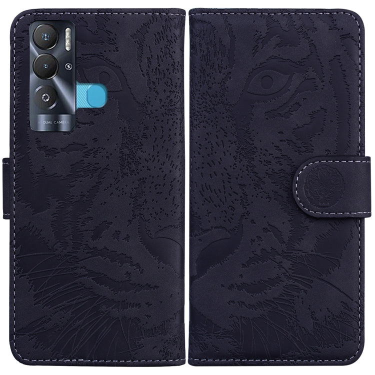 Tiger Embossing Pattern Horizontal Flip Leather Phone Case, For Tecno Pova Neo LE6, For Tecno Spark 7 Pro, For Tecno Spark 8 / 8T, For Tecno Spark 8P, For Tecno Spark Go 2022 / Spark 8C