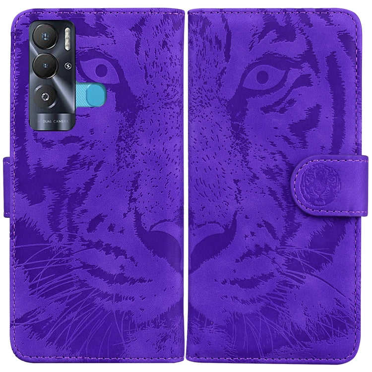 Tiger Embossing Pattern Horizontal Flip Leather Phone Case, For Tecno Pova Neo LE6, For Tecno Spark 7 Pro, For Tecno Spark 8 / 8T, For Tecno Spark 8P, For Tecno Spark Go 2022 / Spark 8C