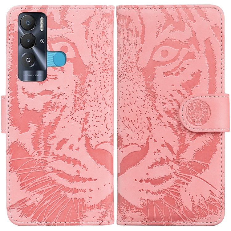 Tiger Embossing Pattern Horizontal Flip Leather Phone Case, For Tecno Pova Neo LE6, For Tecno Spark 7 Pro, For Tecno Spark 8 / 8T, For Tecno Spark 8P, For Tecno Spark Go 2022 / Spark 8C