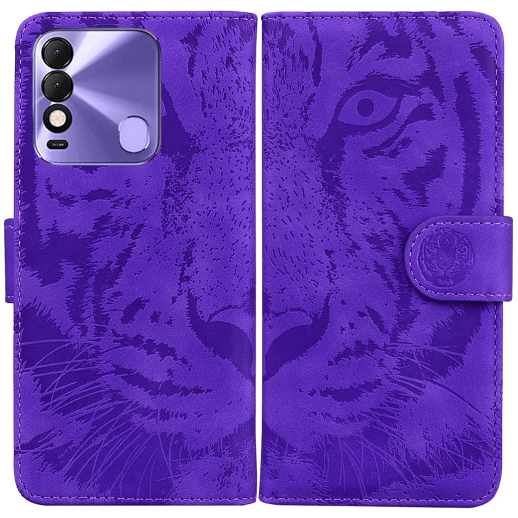 Tiger Embossing Pattern Horizontal Flip Leather Phone Case, For Tecno Pova Neo LE6, For Tecno Spark 7 Pro, For Tecno Spark 8 / 8T, For Tecno Spark 8P, For Tecno Spark Go 2022 / Spark 8C