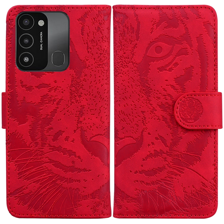 Tiger Embossing Pattern Horizontal Flip Leather Phone Case, For Tecno Pova Neo LE6, For Tecno Spark 7 Pro, For Tecno Spark 8 / 8T, For Tecno Spark 8P, For Tecno Spark Go 2022 / Spark 8C