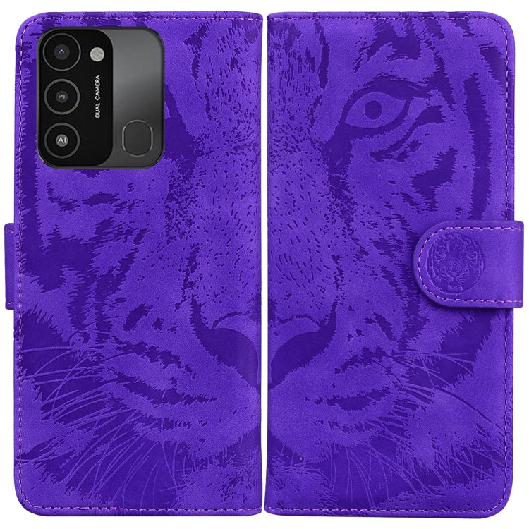 Tiger Embossing Pattern Horizontal Flip Leather Phone Case, For Tecno Pova Neo LE6, For Tecno Spark 7 Pro, For Tecno Spark 8 / 8T, For Tecno Spark 8P, For Tecno Spark Go 2022 / Spark 8C