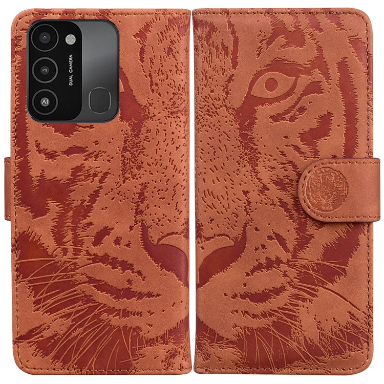 Tiger Embossing Pattern Horizontal Flip Leather Phone Case, For Tecno Pova Neo LE6, For Tecno Spark 7 Pro, For Tecno Spark 8 / 8T, For Tecno Spark 8P, For Tecno Spark Go 2022 / Spark 8C
