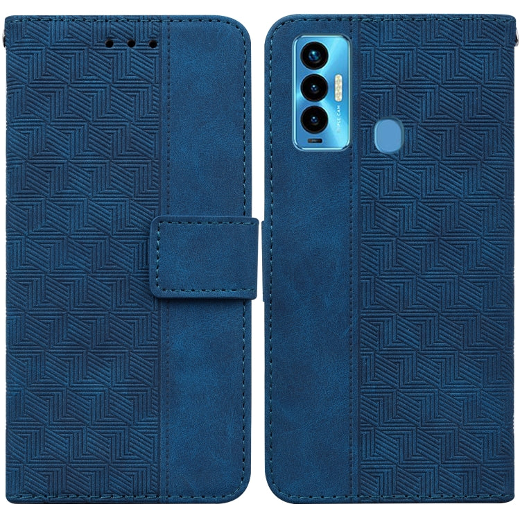 Geometric Embossed Leather Phone Case, For Tecno Camon 18 / 18P, For Tecno Camon 18 Premier, For Tecno Camon 18i, For Tecno Phantom X, For Tecno Pop 5 LTE BD4, For Tecno Pop 5P, For Tecno Pova 2, For Tecno Pova LD7