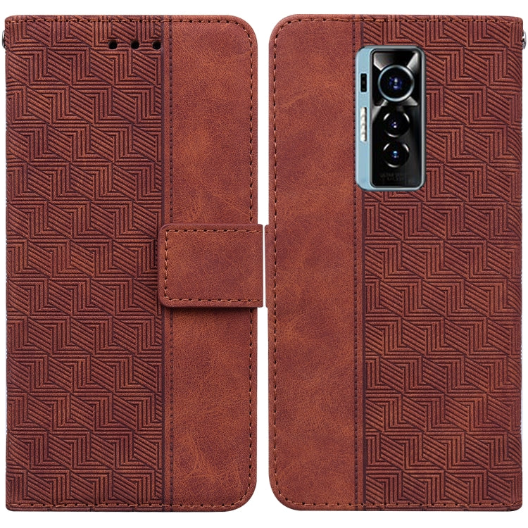 Geometric Embossed Leather Phone Case, For Tecno Camon 18 / 18P, For Tecno Camon 18 Premier, For Tecno Camon 18i, For Tecno Phantom X, For Tecno Pop 5 LTE BD4, For Tecno Pop 5P, For Tecno Pova 2, For Tecno Pova LD7