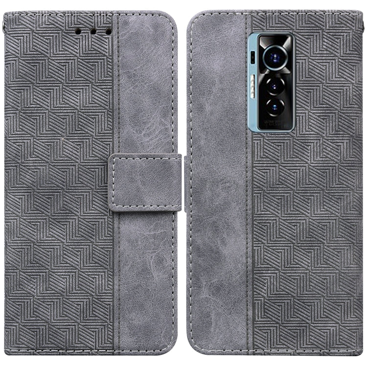 Geometric Embossed Leather Phone Case, For Tecno Camon 18 / 18P, For Tecno Camon 18 Premier, For Tecno Camon 18i, For Tecno Phantom X, For Tecno Pop 5 LTE BD4, For Tecno Pop 5P, For Tecno Pova 2, For Tecno Pova LD7