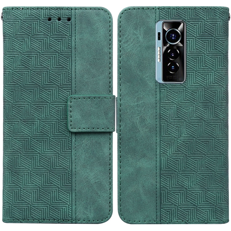 Geometric Embossed Leather Phone Case, For Tecno Camon 18 / 18P, For Tecno Camon 18 Premier, For Tecno Camon 18i, For Tecno Phantom X, For Tecno Pop 5 LTE BD4, For Tecno Pop 5P, For Tecno Pova 2, For Tecno Pova LD7