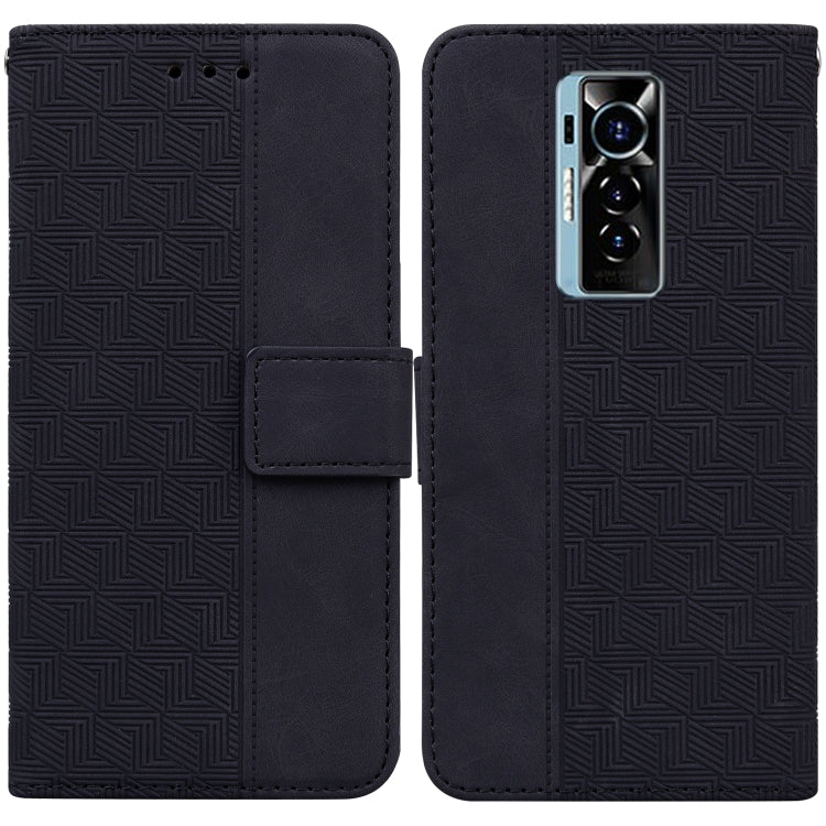 Geometric Embossed Leather Phone Case, For Tecno Camon 18 / 18P, For Tecno Camon 18 Premier, For Tecno Camon 18i, For Tecno Phantom X, For Tecno Pop 5 LTE BD4, For Tecno Pop 5P, For Tecno Pova 2, For Tecno Pova LD7