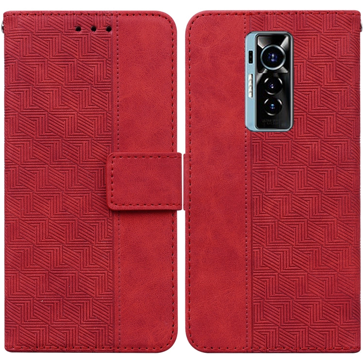Geometric Embossed Leather Phone Case, For Tecno Camon 18 / 18P, For Tecno Camon 18 Premier, For Tecno Camon 18i, For Tecno Phantom X, For Tecno Pop 5 LTE BD4, For Tecno Pop 5P, For Tecno Pova 2, For Tecno Pova LD7