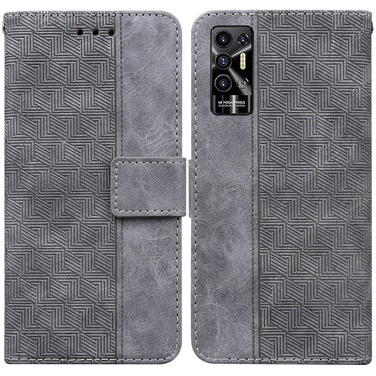Geometric Embossed Leather Phone Case, For Tecno Camon 18 / 18P, For Tecno Camon 18 Premier, For Tecno Camon 18i, For Tecno Phantom X, For Tecno Pop 5 LTE BD4, For Tecno Pop 5P, For Tecno Pova 2, For Tecno Pova LD7