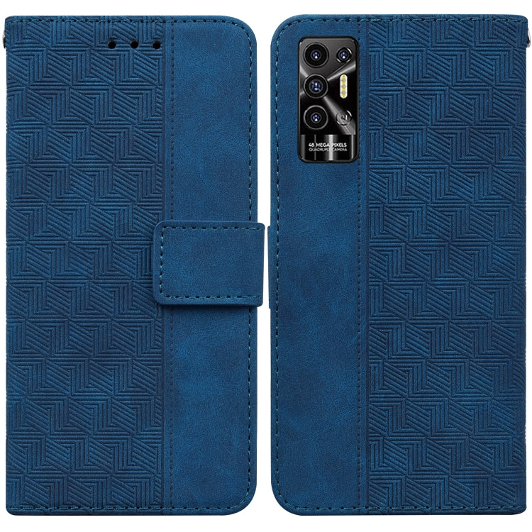 Geometric Embossed Leather Phone Case, For Tecno Camon 18 / 18P, For Tecno Camon 18 Premier, For Tecno Camon 18i, For Tecno Phantom X, For Tecno Pop 5 LTE BD4, For Tecno Pop 5P, For Tecno Pova 2, For Tecno Pova LD7