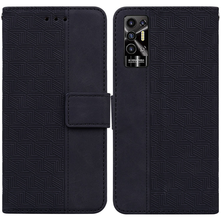 Geometric Embossed Leather Phone Case, For Tecno Camon 18 / 18P, For Tecno Camon 18 Premier, For Tecno Camon 18i, For Tecno Phantom X, For Tecno Pop 5 LTE BD4, For Tecno Pop 5P, For Tecno Pova 2, For Tecno Pova LD7