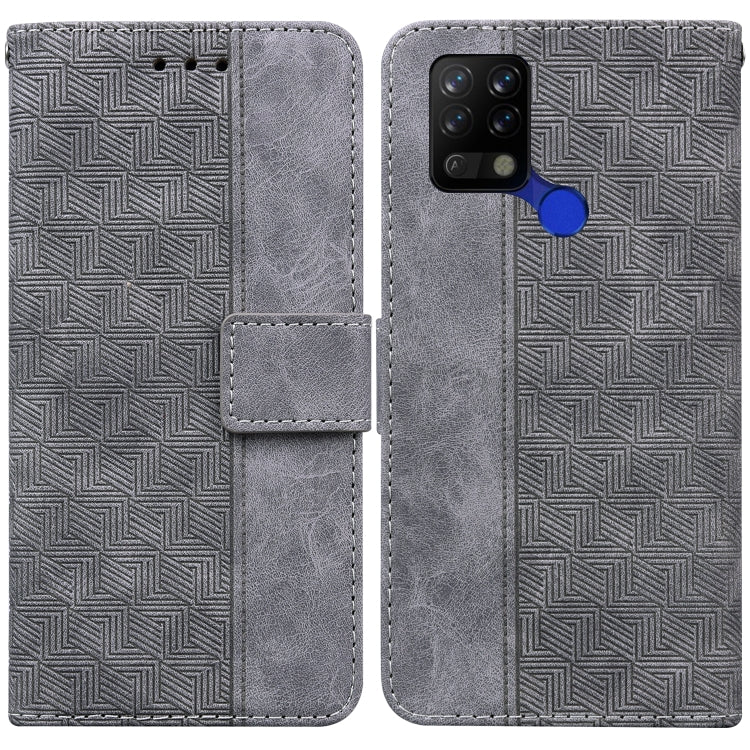 Geometric Embossed Leather Phone Case, For Tecno Camon 18 / 18P, For Tecno Camon 18 Premier, For Tecno Camon 18i, For Tecno Phantom X, For Tecno Pop 5 LTE BD4, For Tecno Pop 5P, For Tecno Pova 2, For Tecno Pova LD7