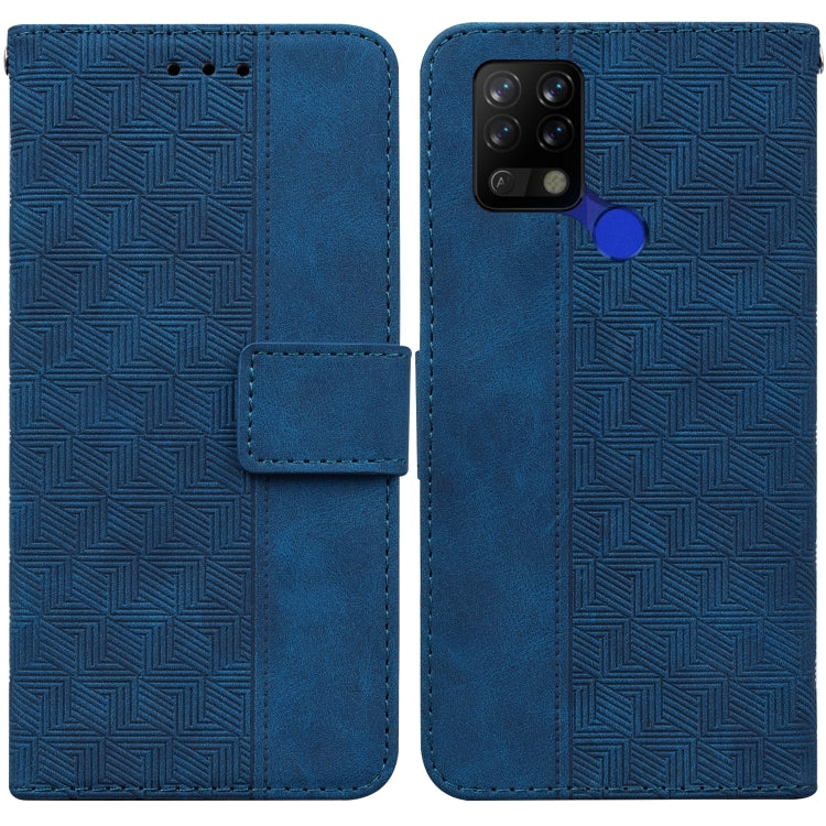 Geometric Embossed Leather Phone Case, For Tecno Camon 18 / 18P, For Tecno Camon 18 Premier, For Tecno Camon 18i, For Tecno Phantom X, For Tecno Pop 5 LTE BD4, For Tecno Pop 5P, For Tecno Pova 2, For Tecno Pova LD7