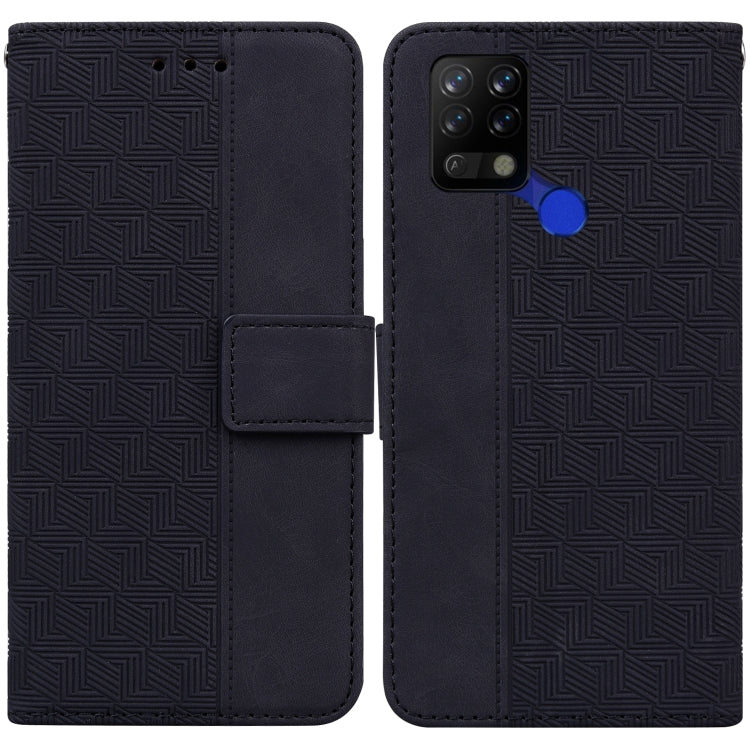 Geometric Embossed Leather Phone Case, For Tecno Camon 18 / 18P, For Tecno Camon 18 Premier, For Tecno Camon 18i, For Tecno Phantom X, For Tecno Pop 5 LTE BD4, For Tecno Pop 5P, For Tecno Pova 2, For Tecno Pova LD7