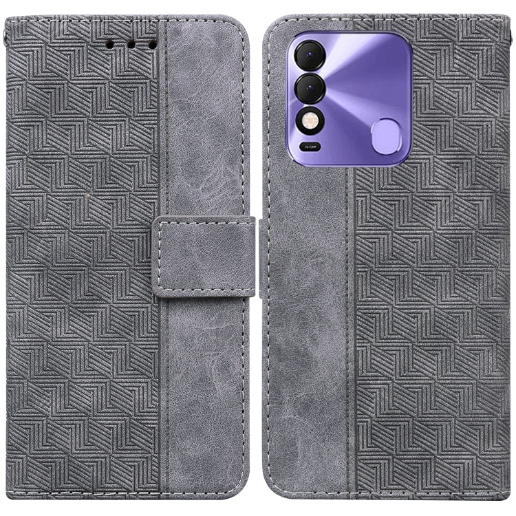 Geometric Embossed Leather Phone Case, For Tecno Pova Neo LE6, For Tecno Spark 7 Pro, For Tecno Spark 8 / 8T, For Tecno Spark 8P, For Tecno Spark Go 2022 / Spark 8C
